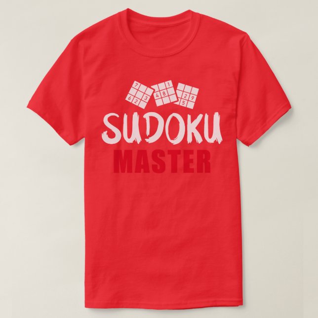Camiseta Mestre Sudoku (Frente do Design)