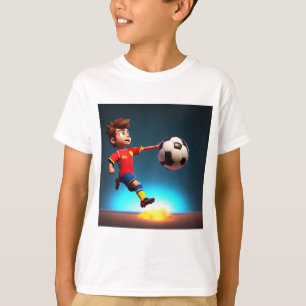 Camiseta "Meta Bound: The Animated Boy's Perfect Kick"