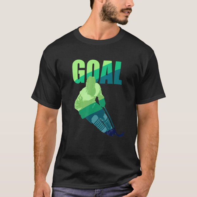 Camiseta Meta de Hóquei em Gelo (Frente)