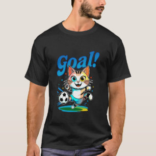 Camiseta Meta Kitty Roupa de Futebol Fofo Gato Crianças par