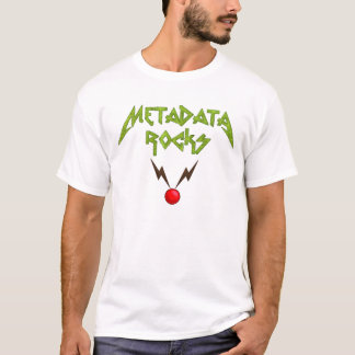 Camiseta Metadata Rocks Feliz Edição de Natal (Rudolph)