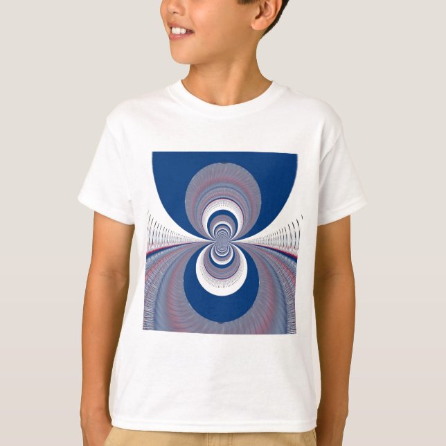 Camiseta Metade Azul (Frente)