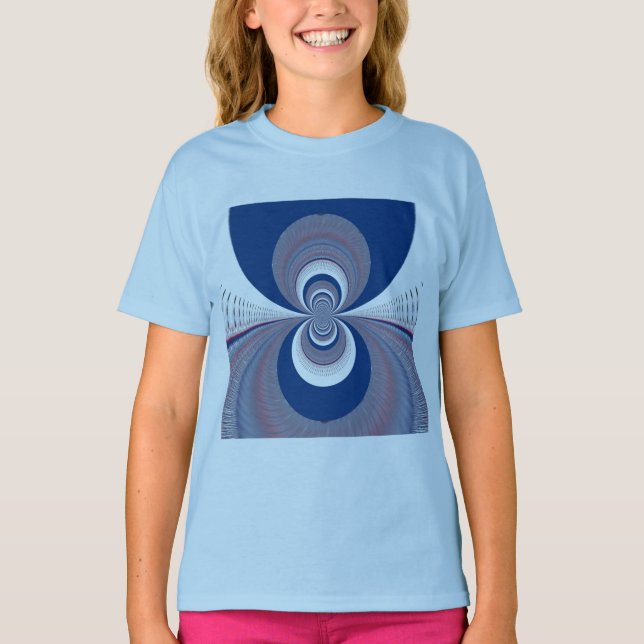 Camiseta Metade Azul (Frente)