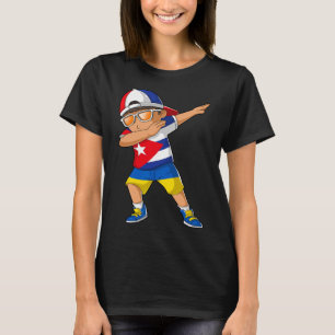 Camiseta Metade Cubyn Metade Ucraniano Menino Criança Cuby