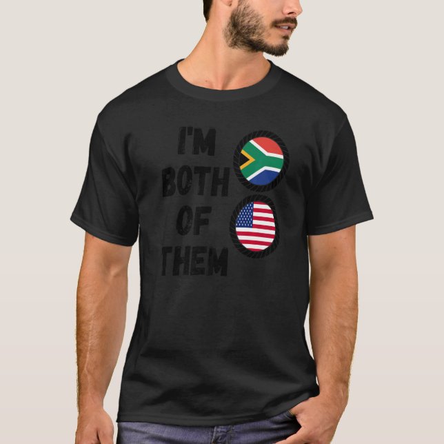 Camiseta Metade da África do Sul e da América do Sul Herita (Frente)