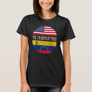 Camiseta Metade da América Metade da Venezuela - EUA - Band