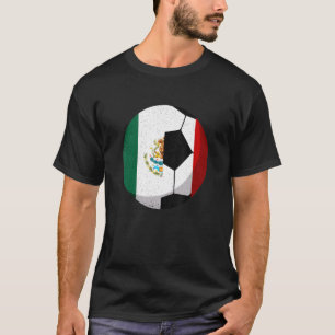 Camiseta Metade da Bandeira do México Metade Futebol