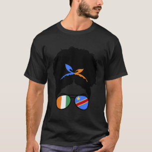 Camiseta Metade Da Costa Do Marfim Afro-Marfinita Congolesa