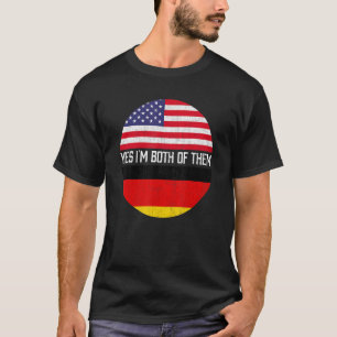 Camiseta Metade da Herança Federal Alemã dos Eua