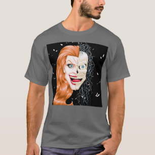 Camiseta Metade do crânio