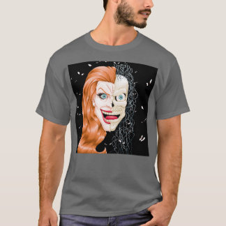 Camiseta Metade do crânio