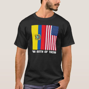 Camiseta Metade do Equador Half American DNA Equador Heri