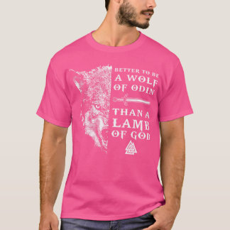 Camiseta Metade Do Lobo De Odin Norse Mythology