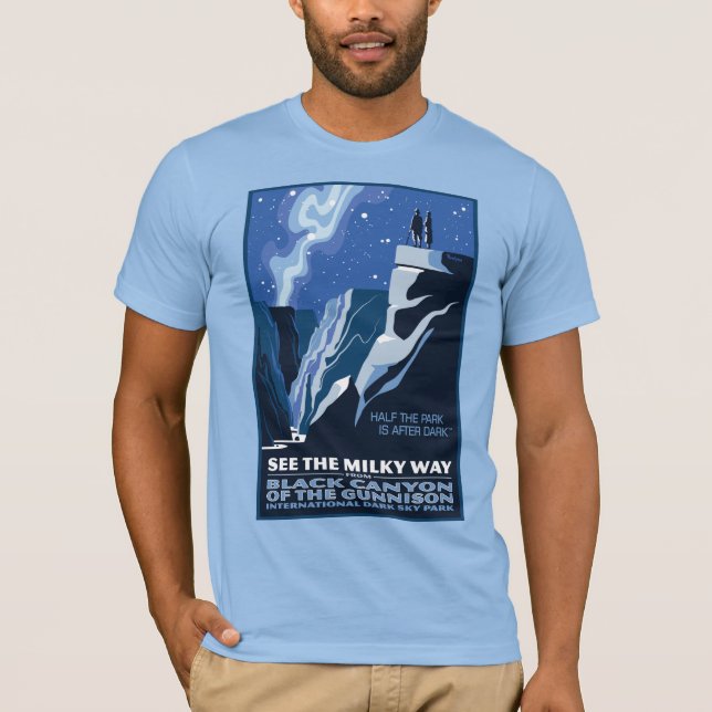 Camiseta Metade do parque é depois da escuridão (Frente)