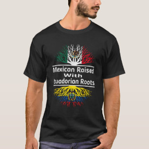Camiseta Metade Mexicana Metade Equador do Equador do Méxic