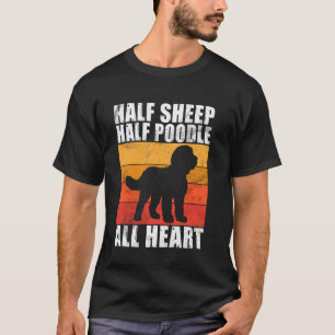 Camiseta Metade Ovina - Metade Poodle - Todo Ovino Cardíaco