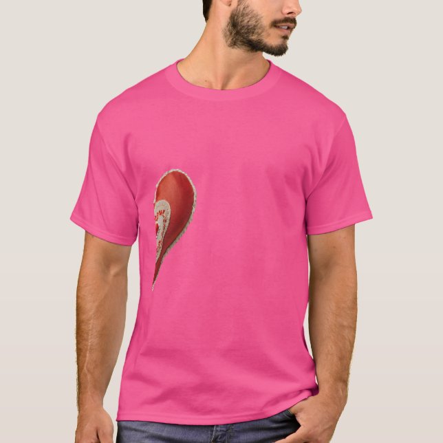 Camiseta Metade Quase Como Um Coração Bordado (Frente)