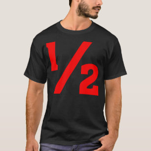 Camiseta Metade - Vermelho