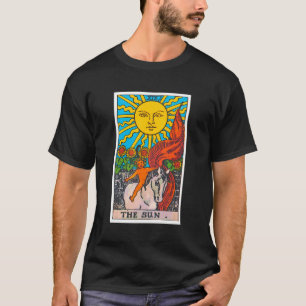 Camiseta Metafísica oculta da placa-tarot Sun