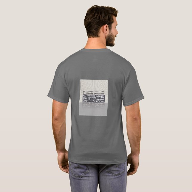 camiseta metáfora_2_reflexão (Parte Traseira Completa)
