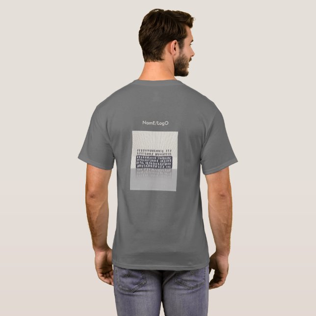 camiseta metáfora_2_reflexão (Parte Traseira Completa)