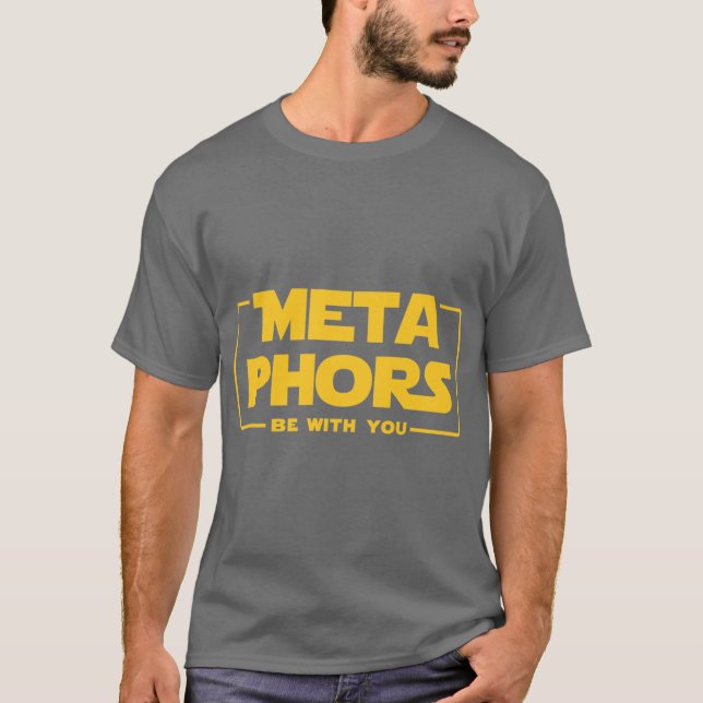 Camiseta Metáforas Estejam Com Você Presente de Professor d (Frente)