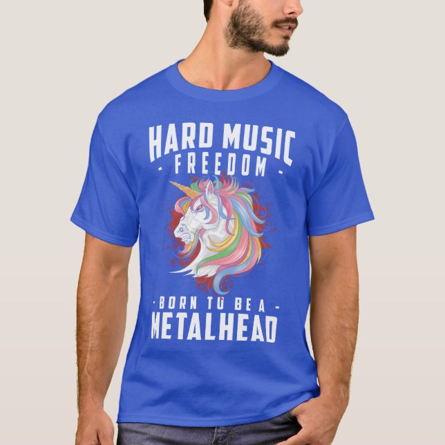 Camiseta Metal Band Rock Guitar Rocker retro (Frente)