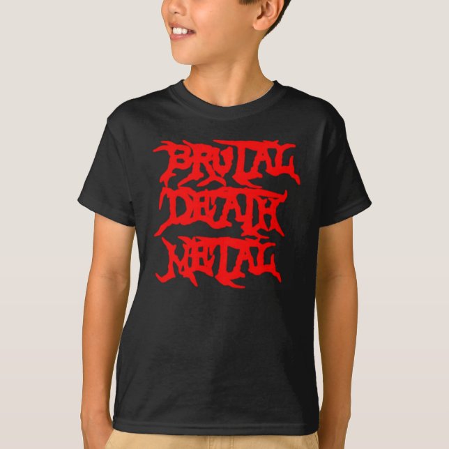Camiseta Metal brutal da morte (Frente)