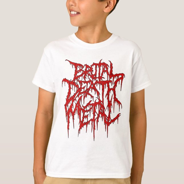 Camiseta Metal brutal da morte (Frente)