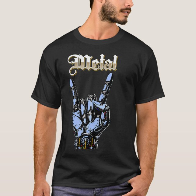 Camiseta Metal Cyborg (Frente)