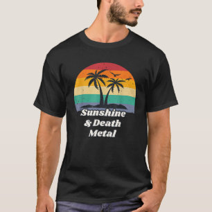 Camiseta Metal de morte à luz do sol para metais pesados