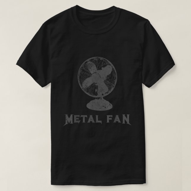 Camiseta Metal Fan Funny Heavy Metal Shirt (Frente do Design)