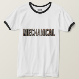 Camiseta Metal Industrial 'MECÂNICO' Distorcida Campainha T