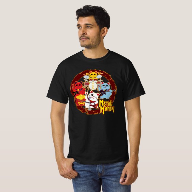 Camiseta Metal Maneki (Frente Completa)
