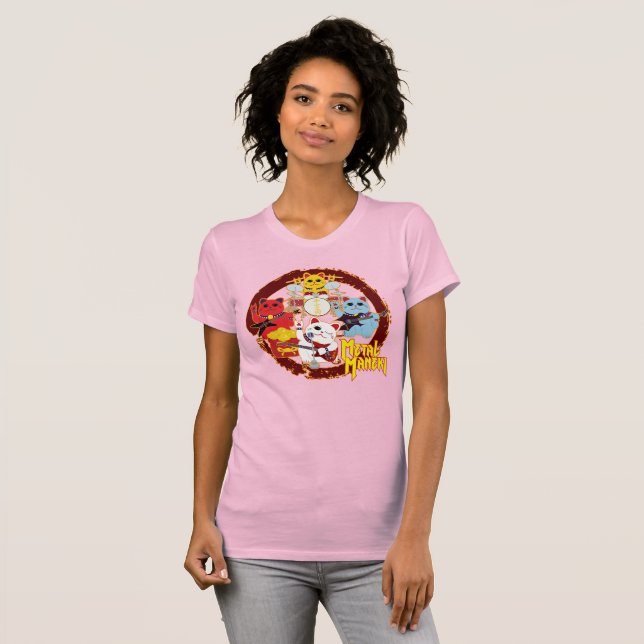 Camiseta Metal Maneki (Frente Completa)