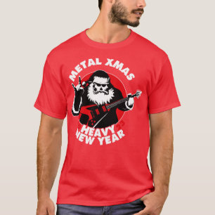 Camiseta Metal Natal Pesado Ano Novo 2023 Heavy Metal Sa