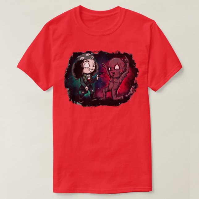 Camiseta Metal para baixo (Frente do Design)