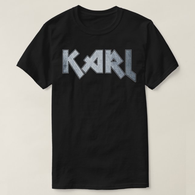 Camiseta Metal pesado Karl (Frente do Design)