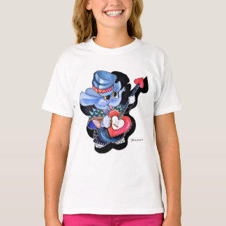 Camiseta Metalfant Heart Guitar Girl