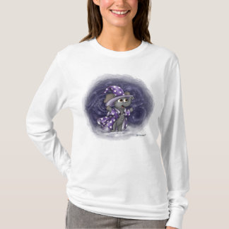 Camiseta Metalfant Wilbur em Inverno Longa Capa de Mulheres