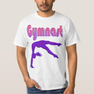 Camiseta Metálico Roxo de Energia do Gymnast