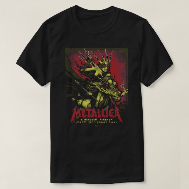 Camiseta Metallica – Lightning Rider (Frente do Design)