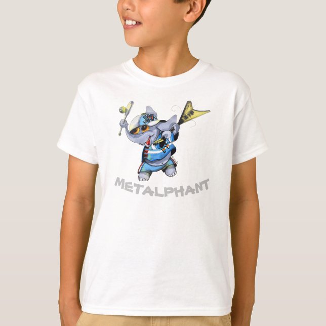 Camiseta Metalphant ostenta o t-shirt dos miúdos (Frente)