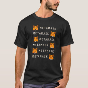 Camiseta Metamask Fox Defi Crypto Wallet Para Ethum E Pu