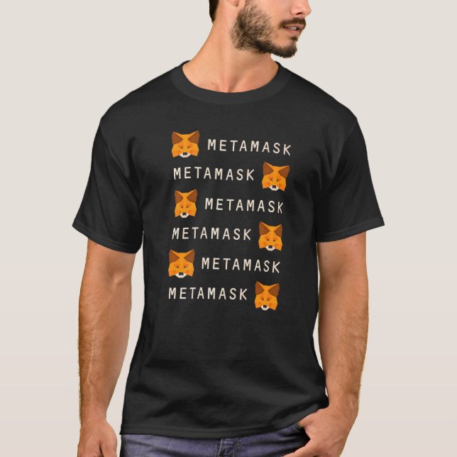 Camiseta Metamask Fox Defi Crypto Wallet Para Ethum E Pu (Frente)