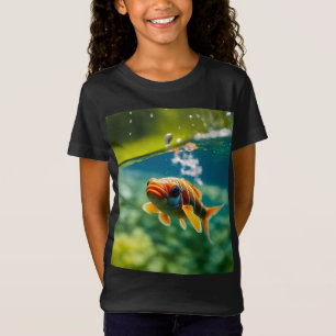 Camiseta Metamorfose líquida: A gota que mergulha