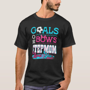 Camiseta Metas de Revelação de Gênero Ou Arcos Stepmom Ama 