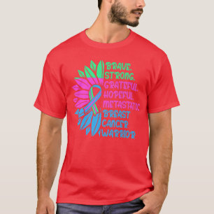 Camiseta Metastatic Breast Cancer Awareness Care Warrior   