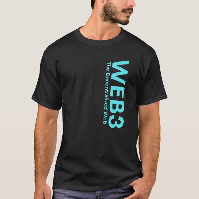 Camiseta Metave NFT DeFi de cadeia de bloqueio WEB3 Crypto  (Frente)