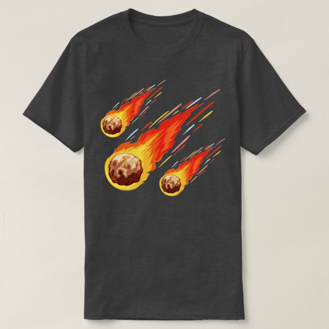 Camiseta Meteor shower - Asteroids Space Galaxy Astronauts  (Frente do Design)